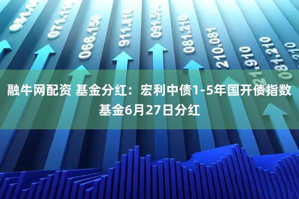 融牛网配资 基金分红:宏利中债1-5年国开债指数基金6月27日分红