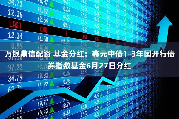 万银鼎信配资 基金分红:鑫元中债1-3年国开行债券指数基金6月27日分红